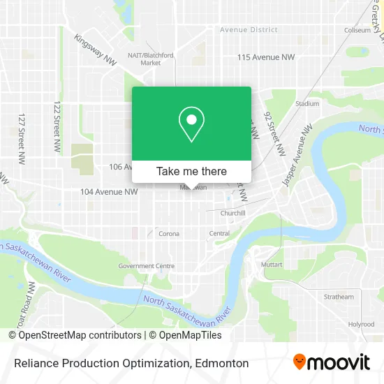 Reliance Production Optimization map