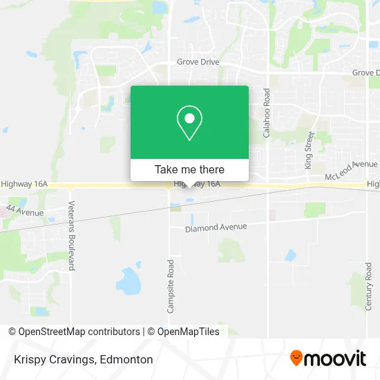 Krispy Cravings map