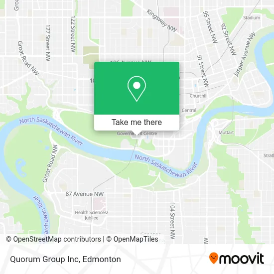 Quorum Group Inc map