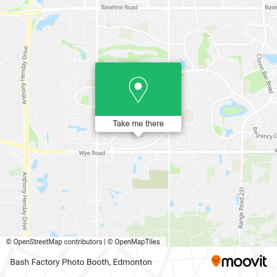 Bash Factory Photo Booth map