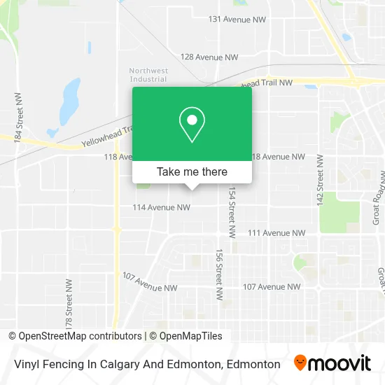 Vinyl Fencing In Calgary And Edmonton map