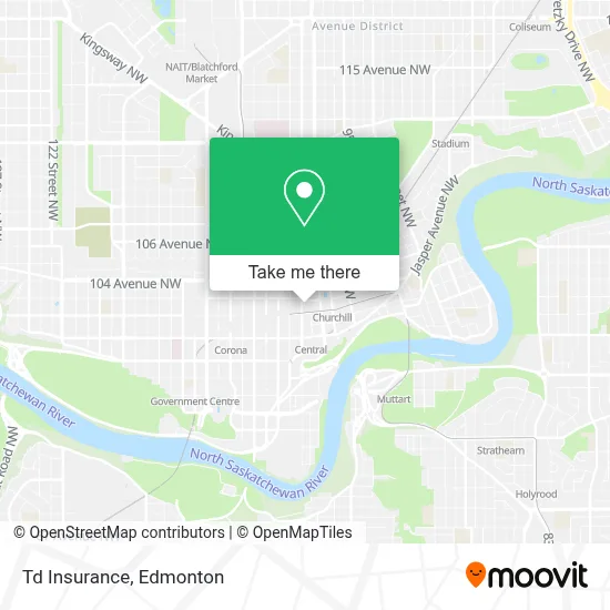 Td Insurance map