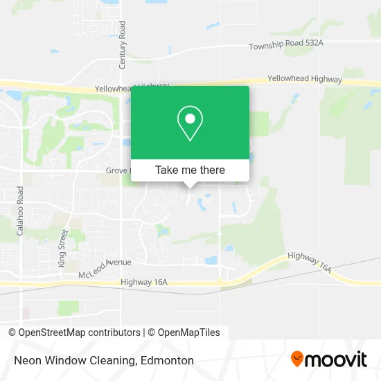 Neon Window Cleaning map