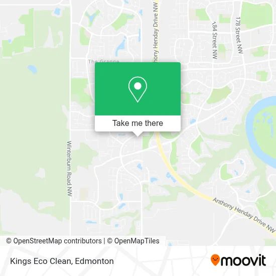 Kings Eco Clean map
