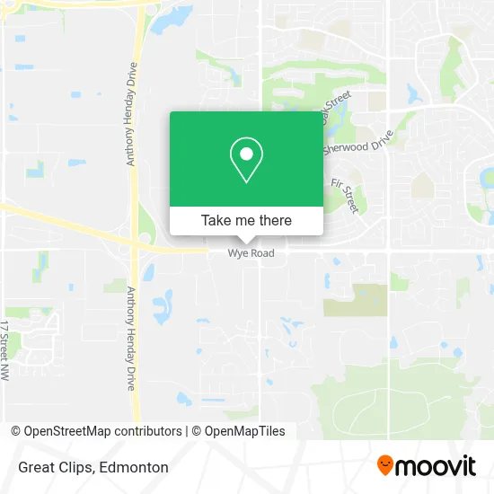 Great Clips map