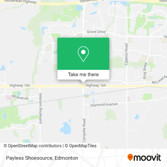 Payless Shoesource map