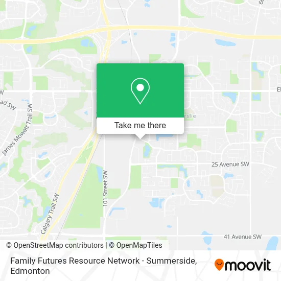 Family Futures Resource Network - Summerside map