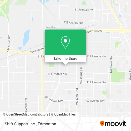 Shift Support Inc. map