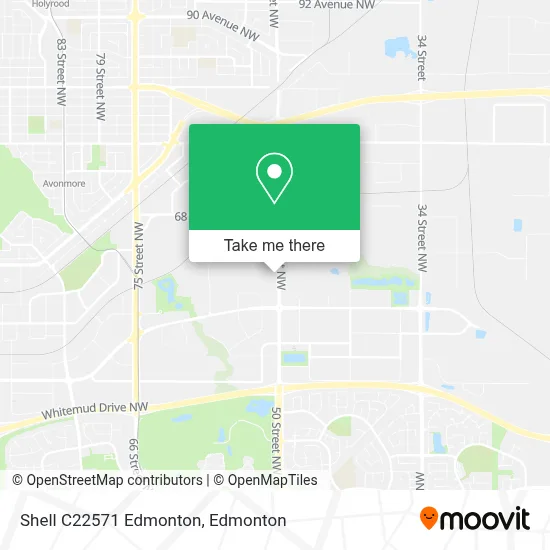 Shell C22571 Edmonton map