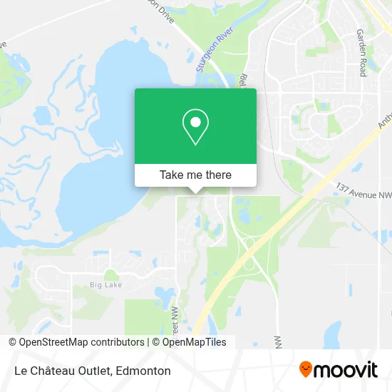 Le Château Outlet map