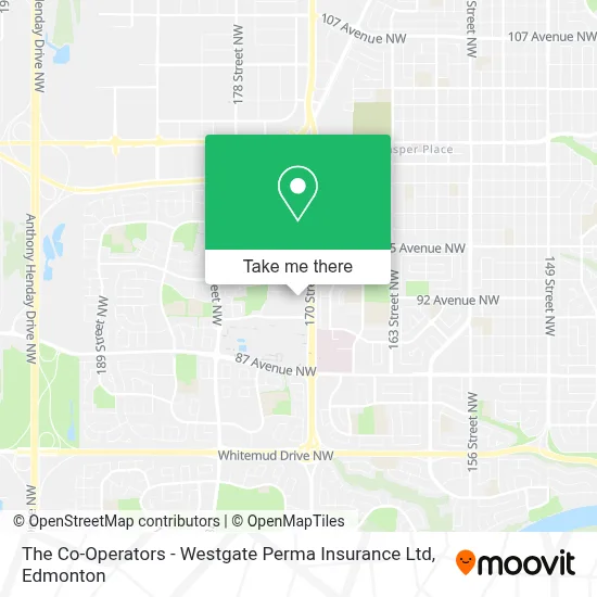 The Co-Operators - Westgate Perma Insurance Ltd map