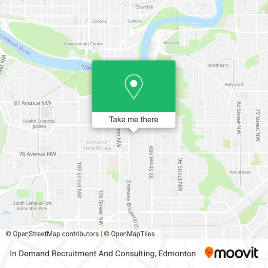 In Demand Recruitment And Consulting map