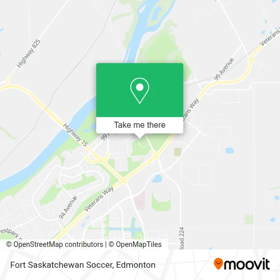 Fort Saskatchewan Soccer map