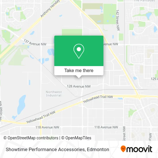 Showtime Performance Accessories map