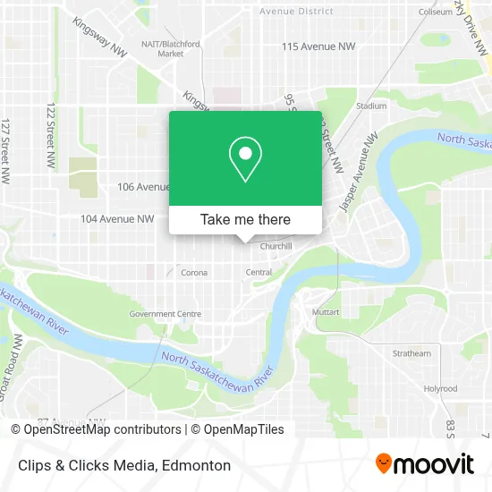 Clips & Clicks Media map