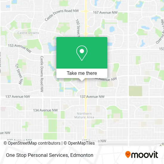 One Stop Personal Services map