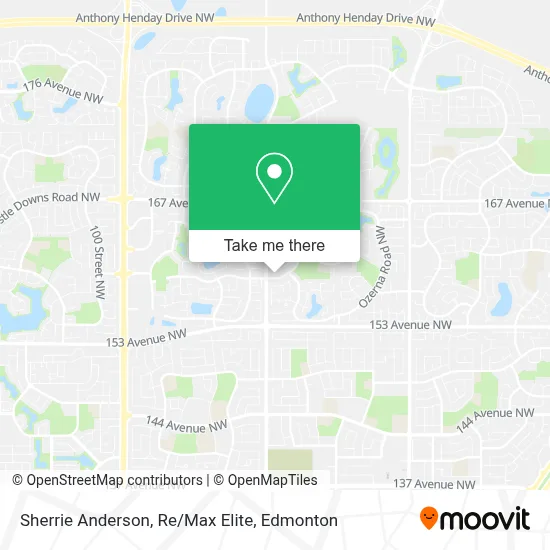 Sherrie Anderson, Re/Max Elite map