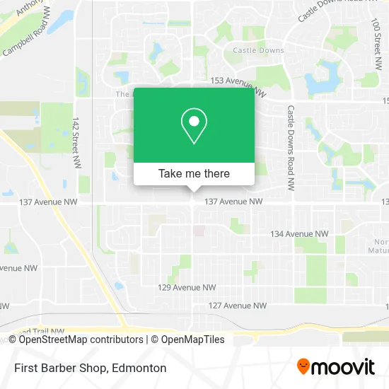 First Barber Shop map