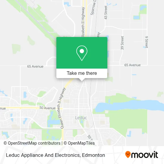 Leduc Appliance And Electronics map
