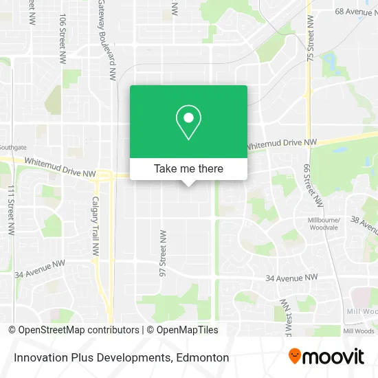 Innovation Plus Developments map