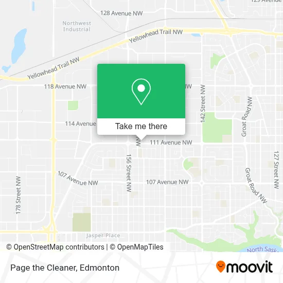 Page the Cleaner map