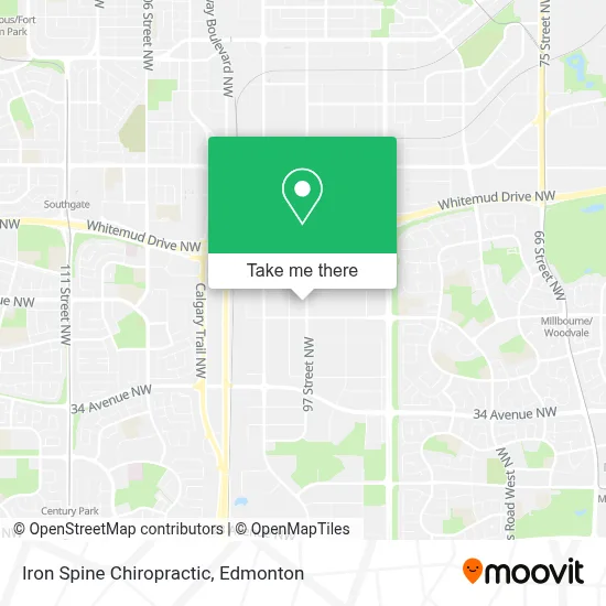 Iron Spine Chiropractic map