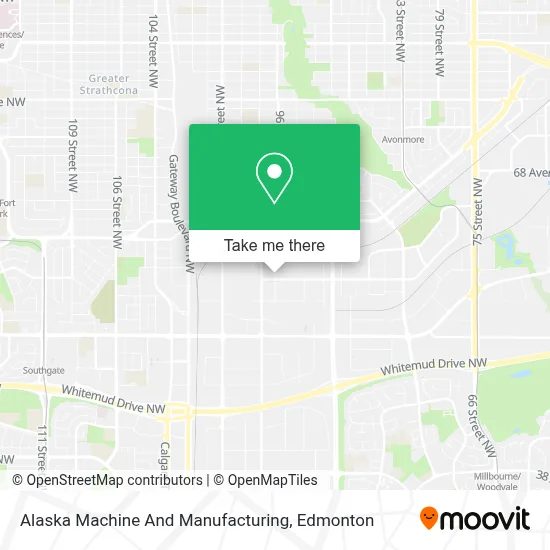 Alaska Machine And Manufacturing map