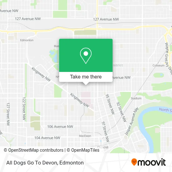 All Dogs Go To Devon map
