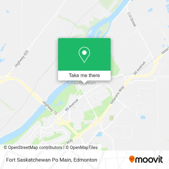 Fort Saskatchewan Po Main map