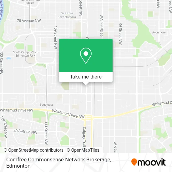 Comfree Commonsense Network Brokerage map