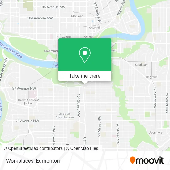 Workplaces map