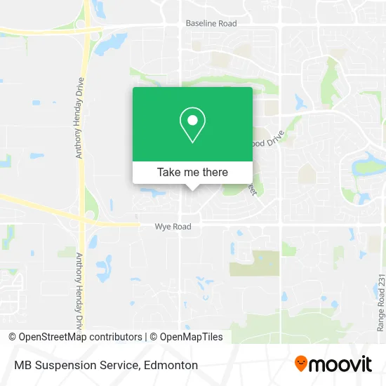 MB Suspension Service map