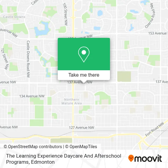 The Learning Experience Daycare And Afterschool Programs map