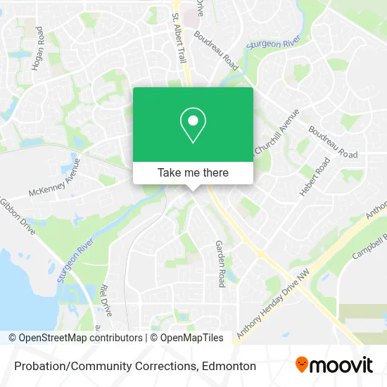 Probation / Community Corrections map