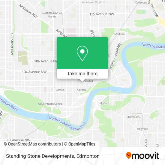 Standing Stone Developments map