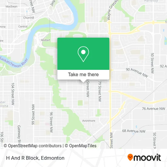 H And R Block map
