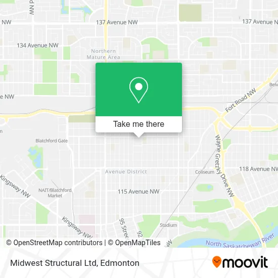 Midwest Structural Ltd map