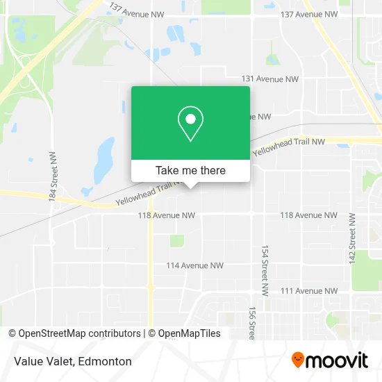 Value Valet map