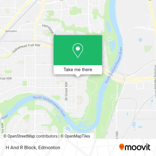 H And R Block map