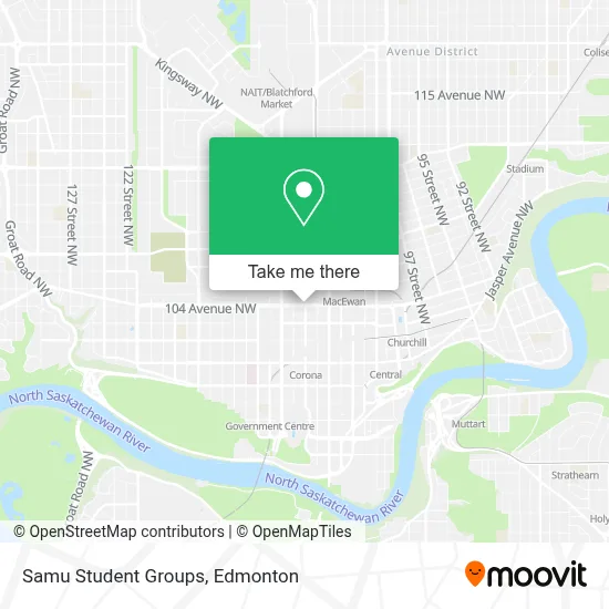 Samu Student Groups map