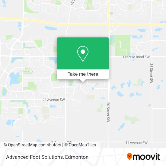 Advanced Foot Solutions map