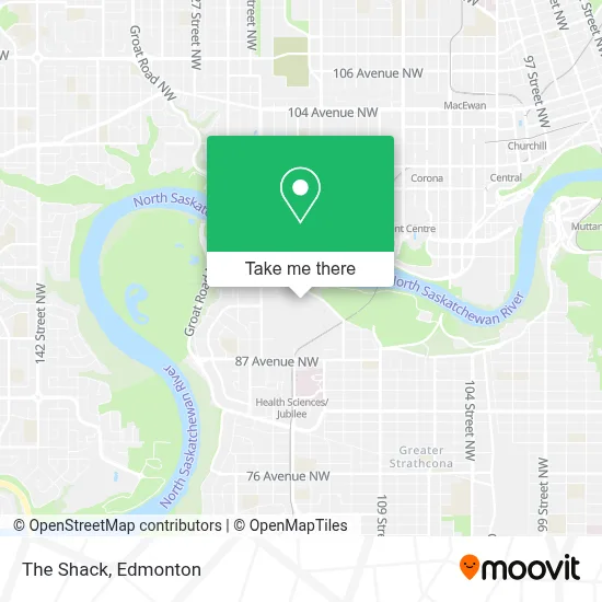 The Shack map