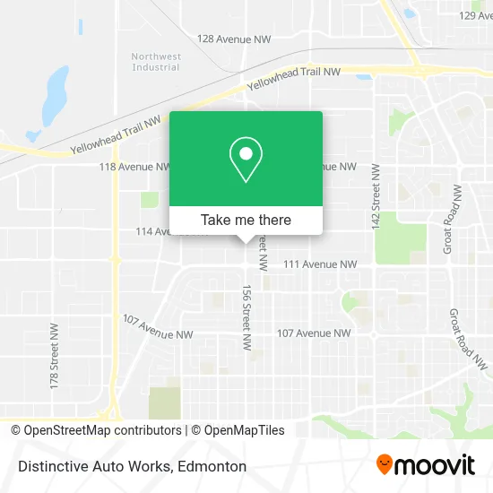 Distinctive Auto Works map
