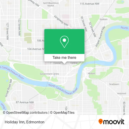 Holiday Inn map