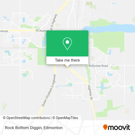 Rock Bottom Diggin map