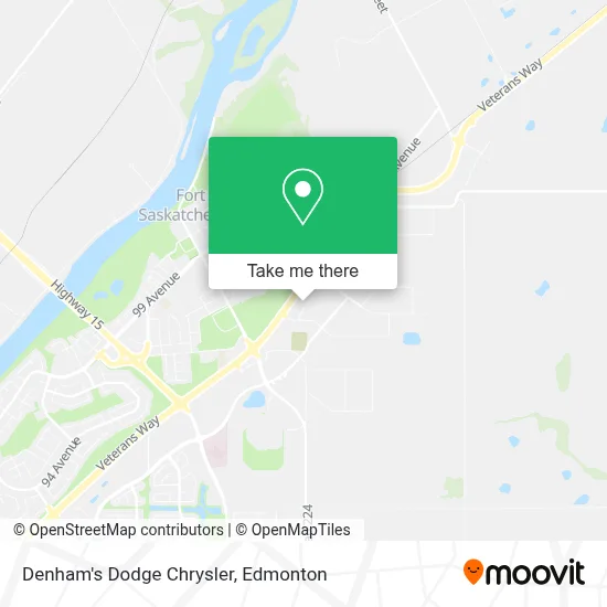 Denham's Dodge Chrysler map