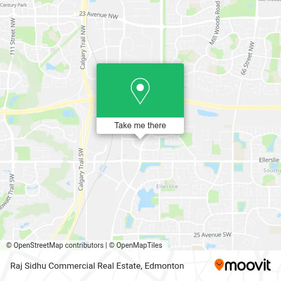 Raj Sidhu Commercial Real Estate map