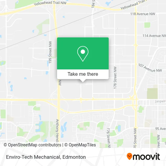 Enviro-Tech Mechanical map