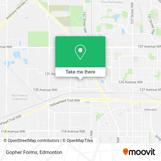 Gopher Forms map