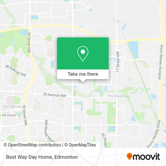 Best Way Day Home map